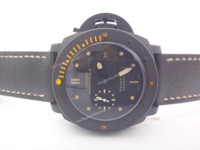 Panerai Luminor Submersible Ceramica PAM 508 Replica Watch Brown Markers